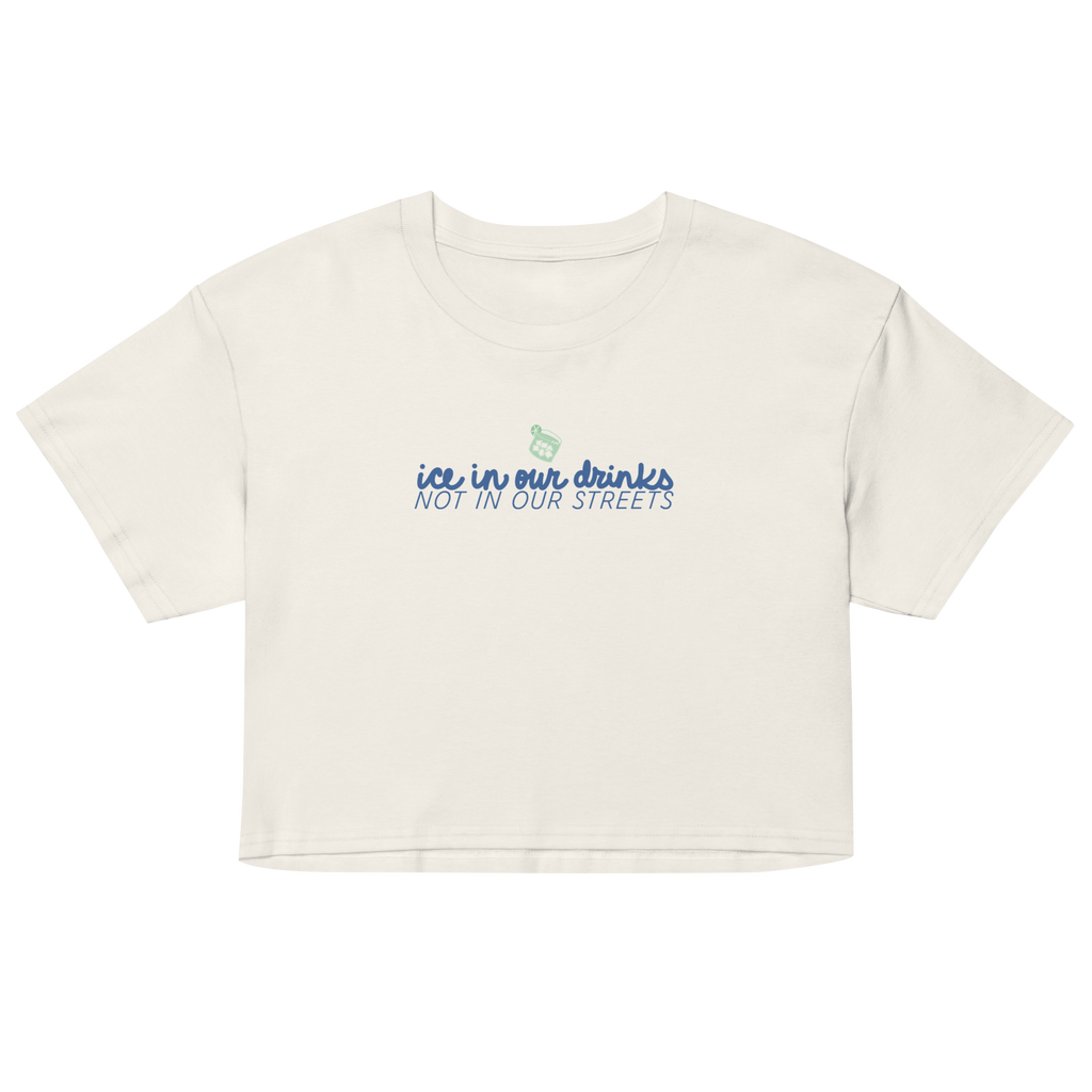 Ice In Our Drinks Crop Top
