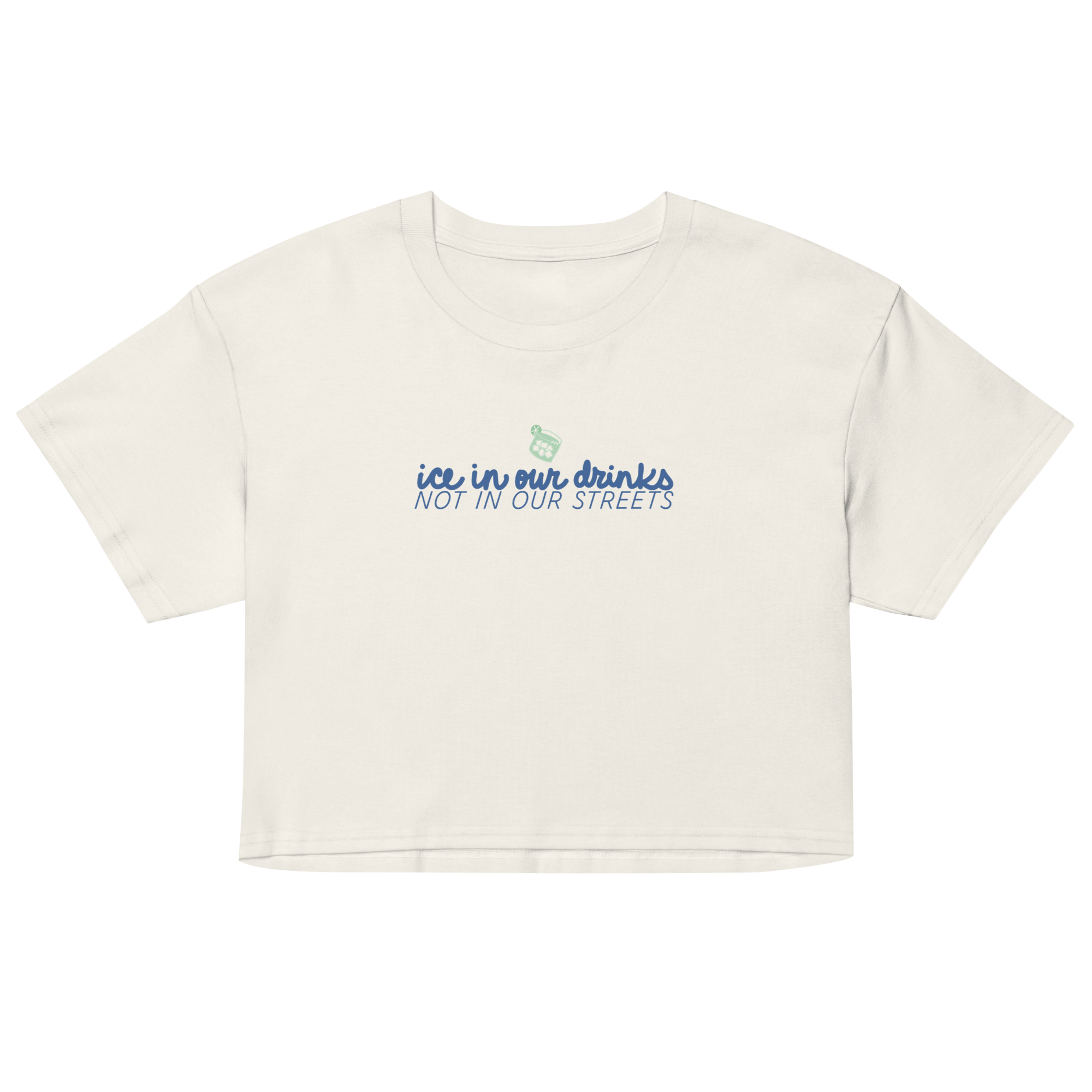 Ice In Our Drinks Crop Top