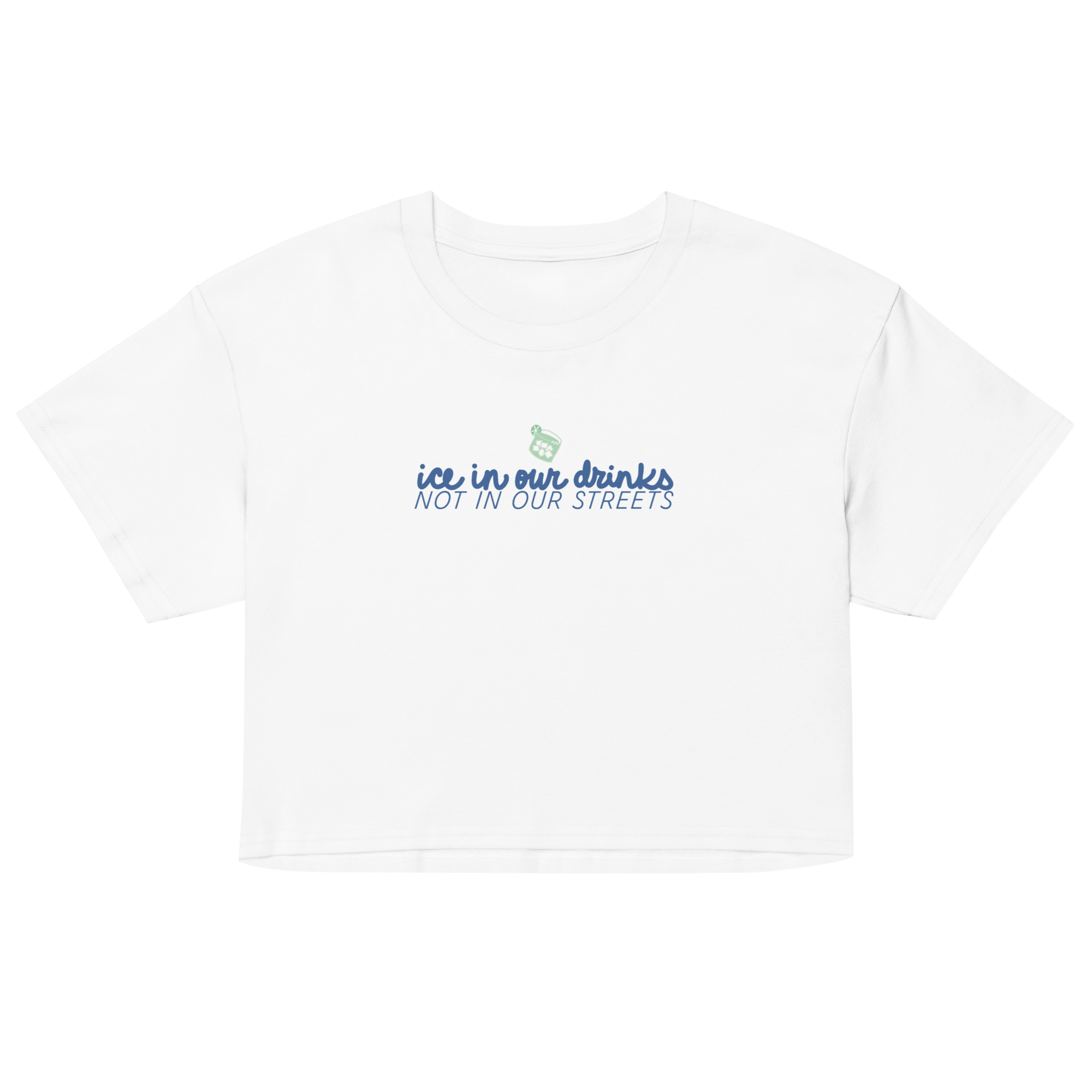 Ice In Our Drinks Crop Top