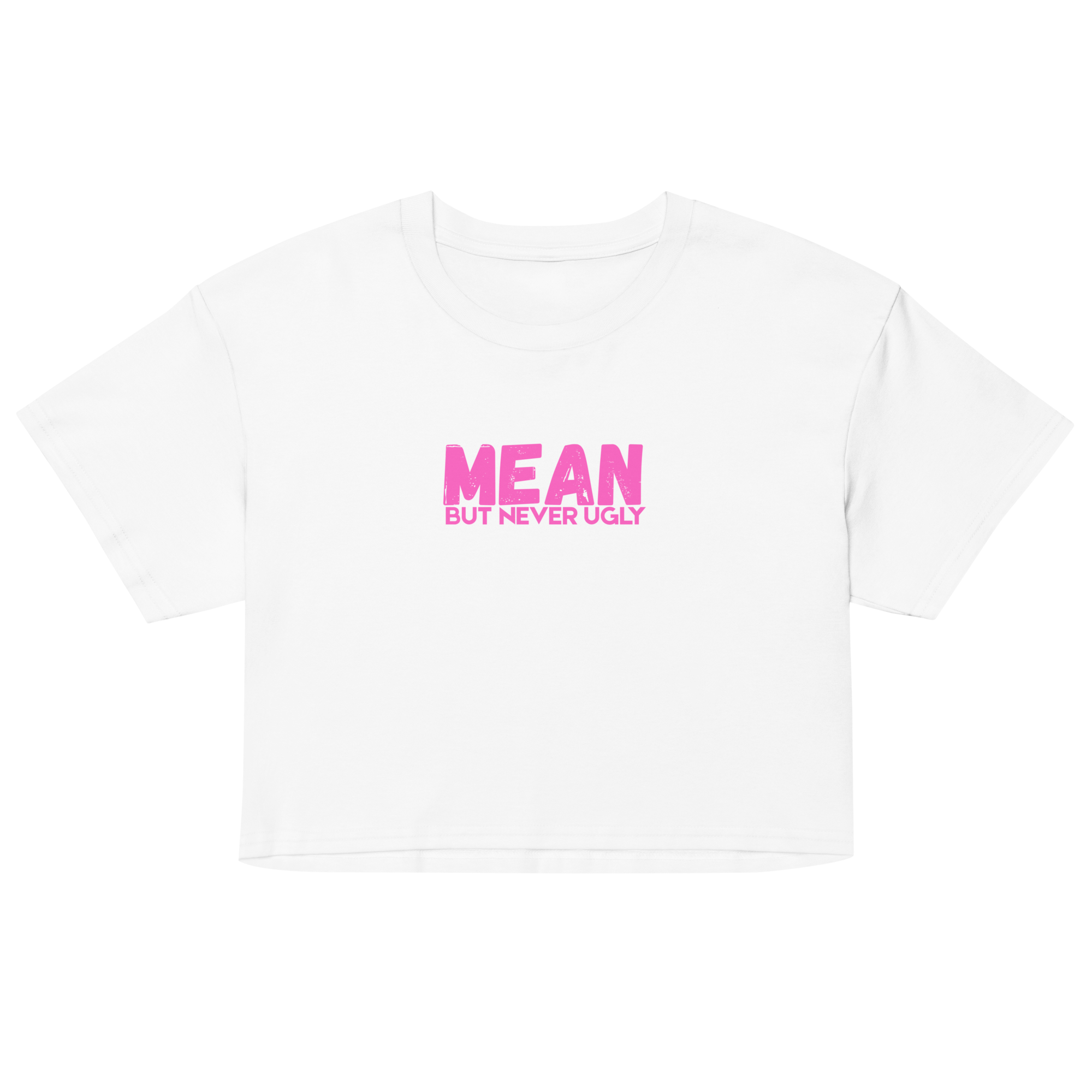 Mean But Never Ugly Crop Top